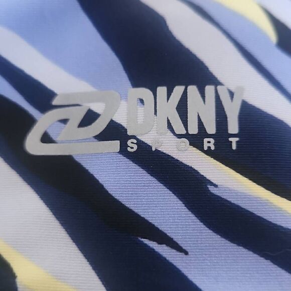 DKNY SPORT tiger stripe leggings, high waist,  7/8 length, NWT, M - Picture 5 of 6